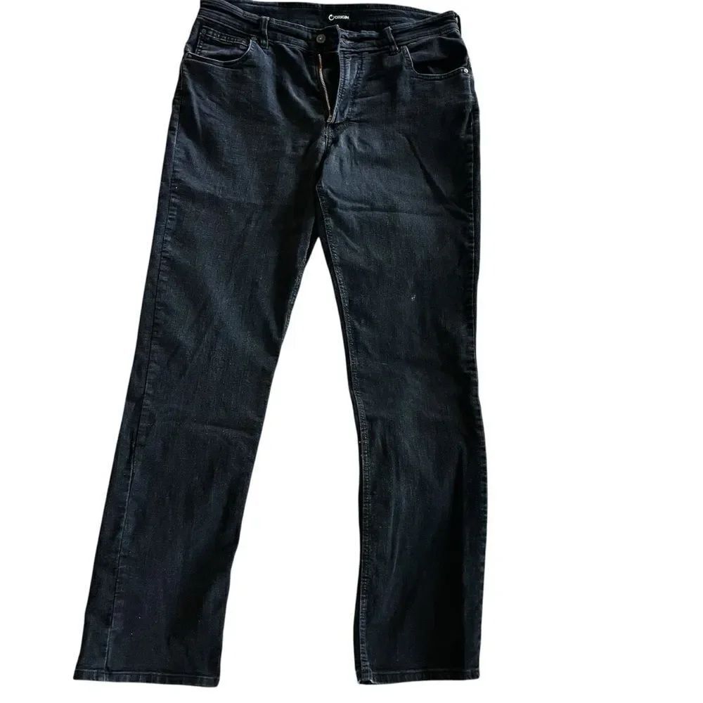 Origin Men’s Straight Delta Flex Jeans Classic Style Zip 34/34 Made in USA